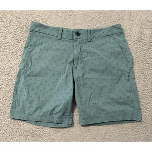 Lululemon Commission Shorts Mens 36 Green Slim Fit Stretch Golf Activewear Chino